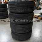 JDM A-Tech Monoblock White 15 Wheel and Tire Set 